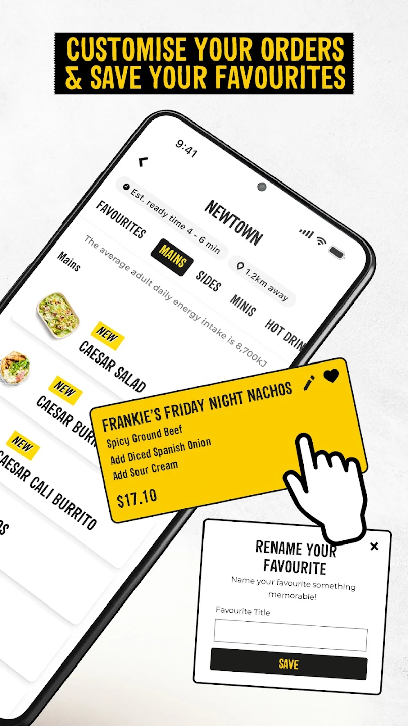 Guzman y Gomez app — order checkout