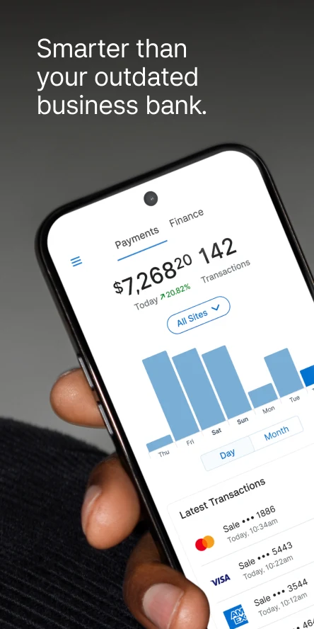 Zeller app — business finance dashboard